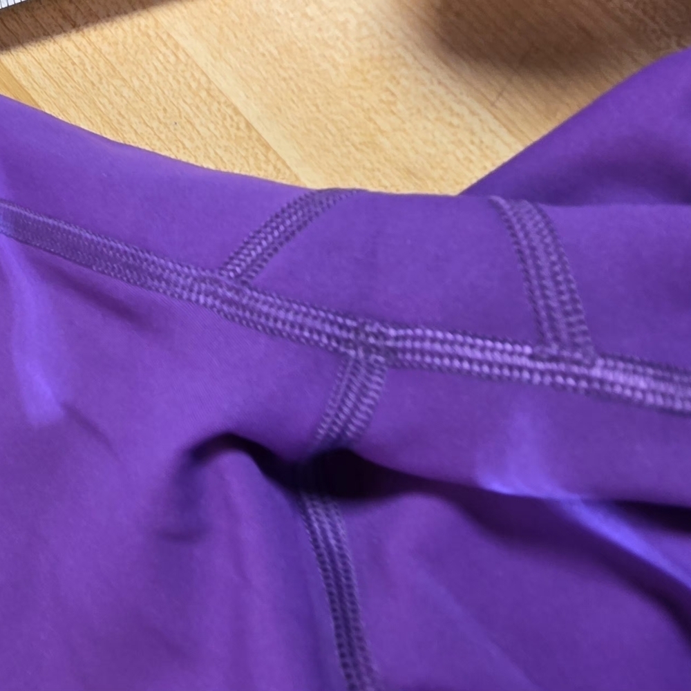 Lululemon Wunder Train High Waisted Leggings Size 6 Purple #YLEG3 - Picture 3 of 12
